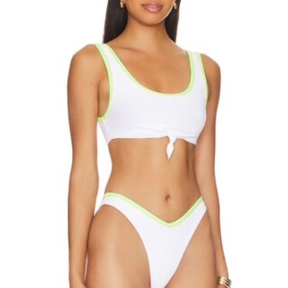 NWT Lovers + friends let it go neon bikini top - Picture 3 of 4